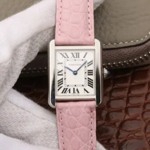 CARTIER TANK LADIES K11 FACTORY PINK STRAP