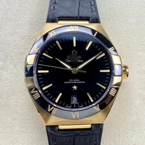 SBF OMEGA CONSTELLATION 131.63.41.21.01.001 VS FACTORY LEATHER STRAP
