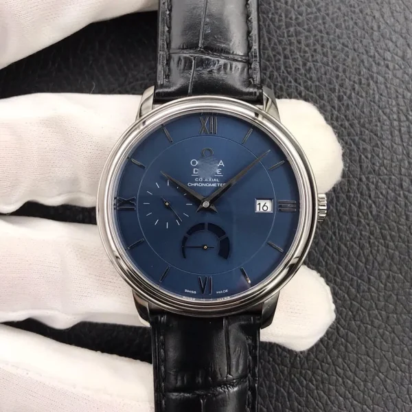 OMEGA DE VILLE 424.13.40.21.03.001 ZF FACTORY STAINLESS STEEL BEZEL