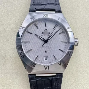 SBF OMEGA CONSTELLATION 131.12.41.21.06.001 VS FACTORY LEATHER STRAP