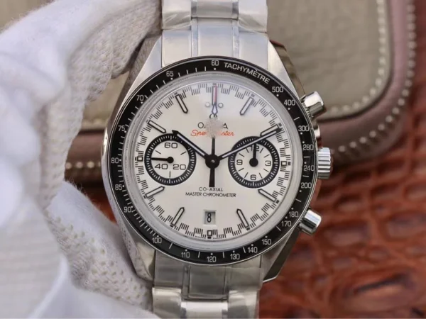 OMEGA SPEEDMASTER RACING CHRONOGRAPH 329.30.44.51.04.001 OM FACTORY WHITE DIAL