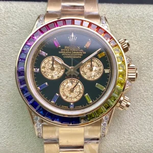 ROLEX DAYTONA 116595 RBOW TW FACTORY BLACK DIAL
