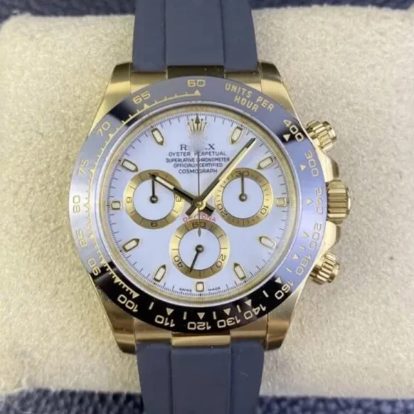 ROLEX COSMOGRAPH DAYTONA M116518LN-0041 CLEAN FACTORY BLACK STRAP