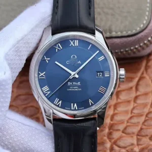OMEGA DE VILLE 431.13.41.21.03.001 VS FACTORY BLUE DIAL