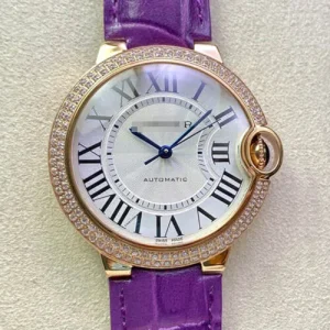 BALLON BLEU DE CARTIER 36MM WJBB0009 3K FACTORY PURPLE STRAP