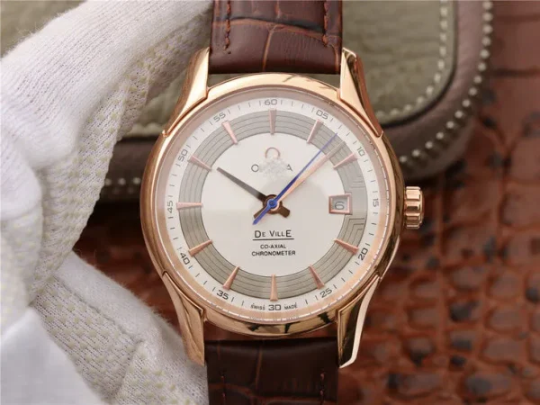 OMEGA DE VILLE 431.63.41.21.02.001 VS FACTORY BROWN STRAP