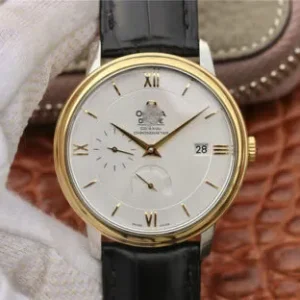 OMEGA DE VILLE 424.53.40.21.02.002 ZF FACTORY BLACK STRAP