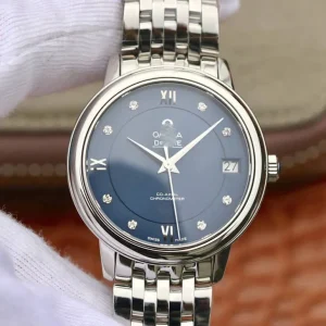 OMEGA DE VILLE 424.10.33.20.53.001 MKS FACTORY STAINLESS STEEL STRAP