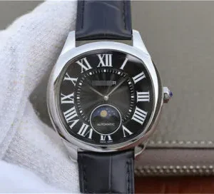 DRIVE DE CARTIER MOONPHASE WGNM0009 STAINLESS STEEL BEZEL