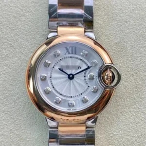 BALLON BLEU DE CARTIER 28MM W3BB0005 V6 FACTORY WHITE DIAL