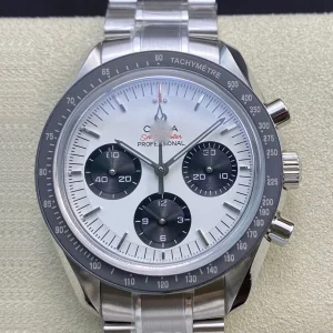 OMEGA SPEEDMASTER 42MM OM FACTORY STAINLESS STEEL STRAP