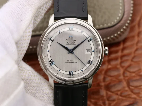 OMEGA DE VILLE 424.13.40.20.02.003 MKS FACTORY BLACK STRAP