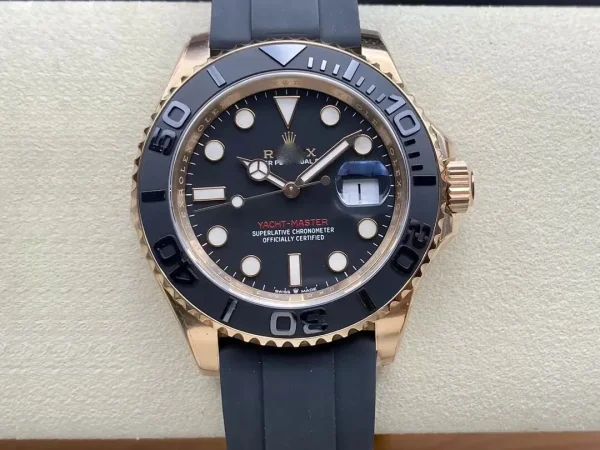 ROLEX YACHT MASTER M126655-0002 CLEAN FACTORY RUBBER STRAP