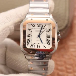 CARTIER DE SANTOS W2SA0007 BV FACTORY WHITE STRAP