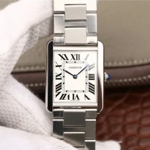CARTIER TANK W5200013 K11 FACTORY STAINLESS STEEL STRAP