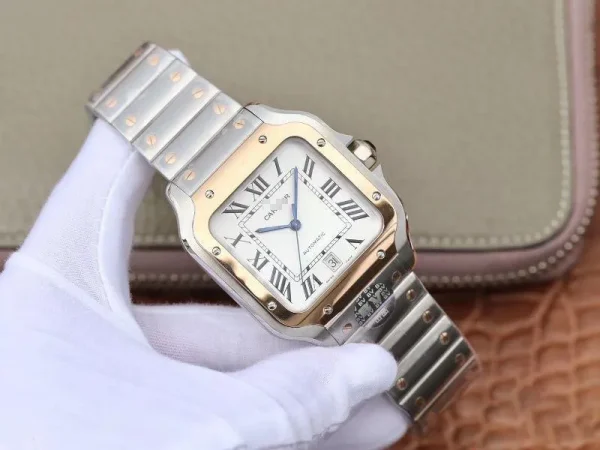 SANTOS W2SA0006 BV FACTORY WHITE DIAL - Image 5