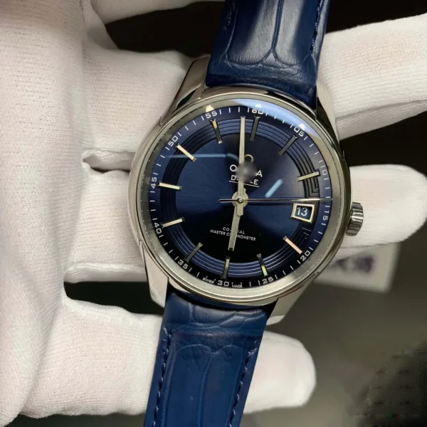 OMEGA DE VILLE 433.33.41.21.03.001 VS FACTORY BLUE STRAP - Image 3