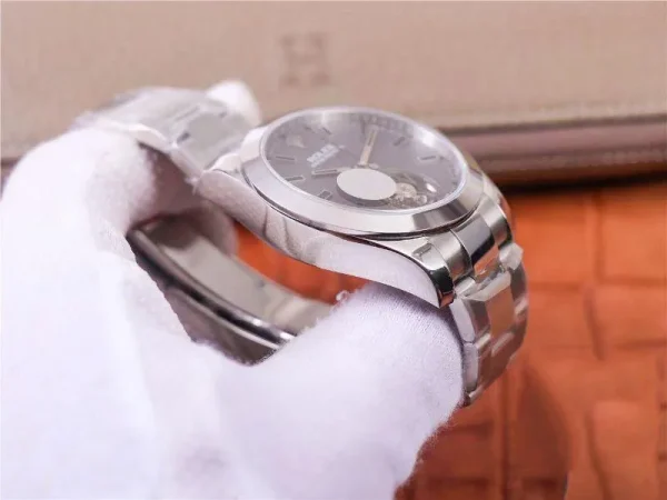 ROLEX MILGAUSS BASE 116400 LABELNOIRDESIGN LNT01HS-001 JB FACTORY SILVER CASE WATCH - Image 5