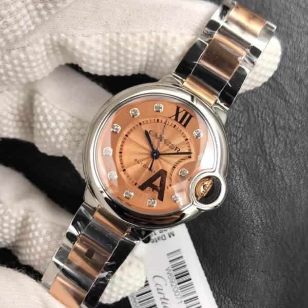 BALLON BLEU DE CARTIER 33MM V6 FACTORY STAINLESS STEEL BEZEL - Image 3