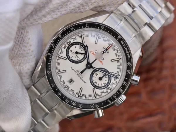 OMEGA SPEEDMASTER RACING CHRONOGRAPH 329.30.44.51.04.001 OM FACTORY WHITE DIAL - Image 3