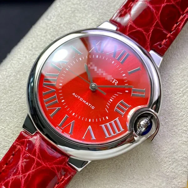 BALLON BLEU DE CARTIER 36MM 3K FACTORY RED STRAP - Image 3