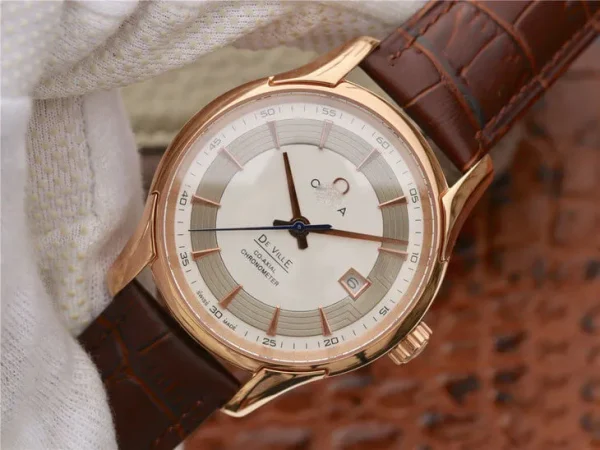 OMEGA DE VILLE 431.63.41.21.02.001 VS FACTORY BROWN STRAP - Image 3