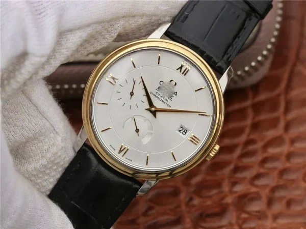 OMEGA DE VILLE 424.53.40.21.02.002 ZF FACTORY BLACK STRAP - Image 3