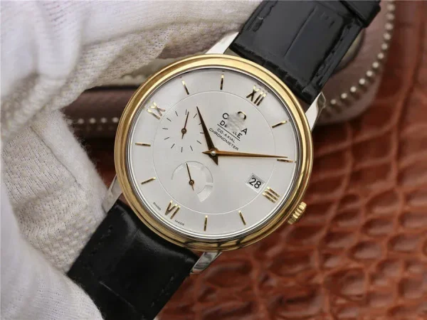OMEGA DE VILLE 424.53.40.21.02.002 ZF FACTORY BLACK STRAP - Image 3