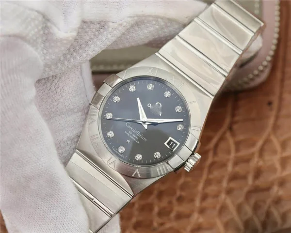 OMEGA CONSTELLATION 123.10.38.21.51.001 VS FACTORY DIAMOND-SET DIAL - Image 3