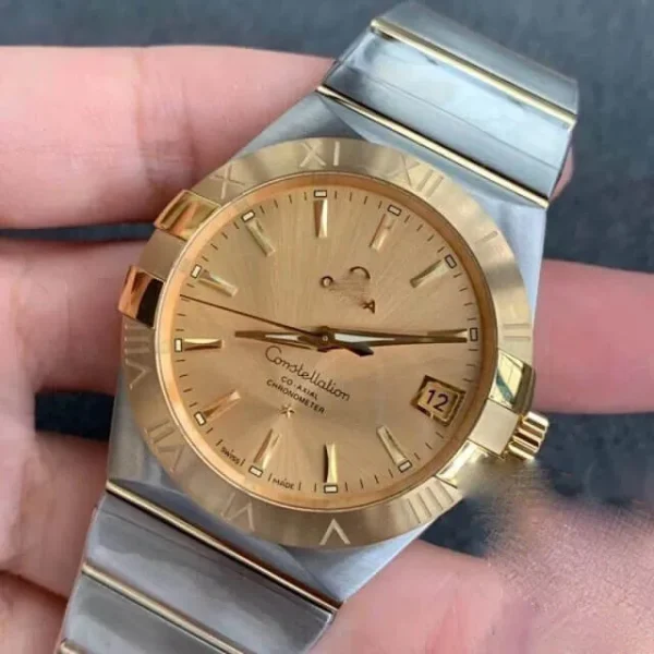 OMEGA CONSTELLATION 123.20.38.21.08.001 VS FACTORY GOLD DIAL - Image 3