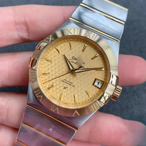 OMEGA CONSTELLATION 123.20.38.21.08.002 VS FACTORY YELLOW DIAL - Image 3