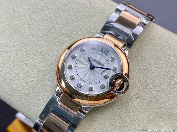 BALLON BLEU DE CARTIER 28MM W3BB0005 V6 FACTORY WHITE DIAL - Image 4