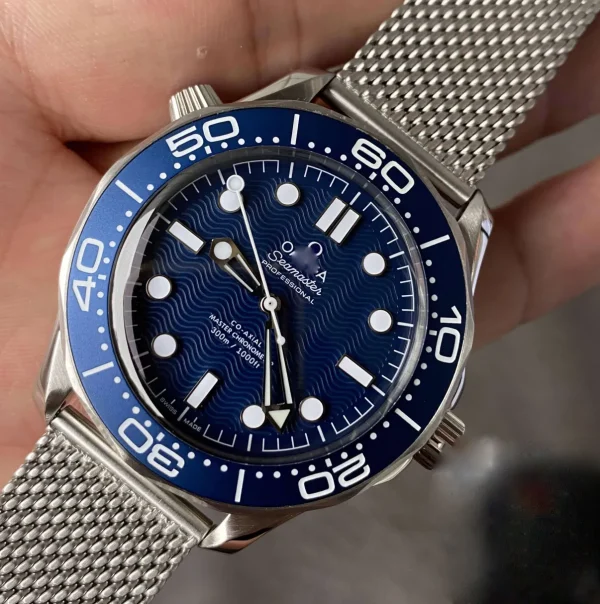 OMEGA SEAMASTER DIVER 300M 210.30.42.20.03.002 VS FACTORY BLUE DIAL - Image 3