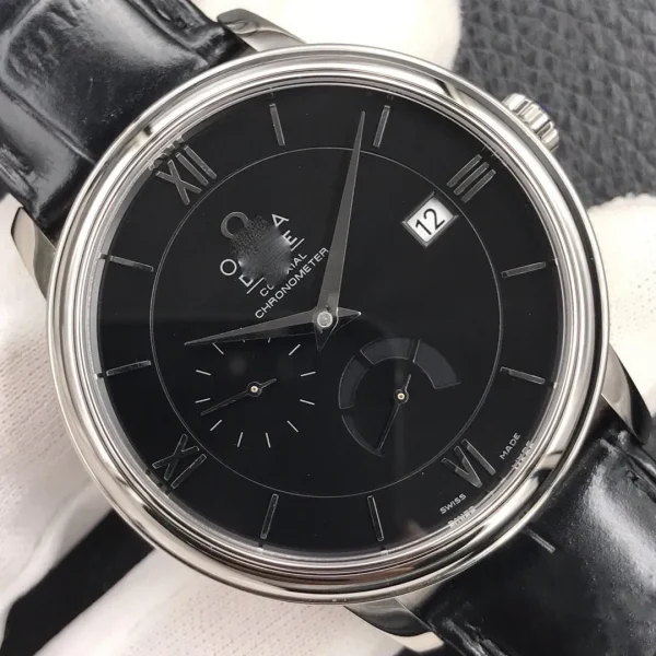 OMEGA DE VILLE 424.13.40.21.01.001 ZF FACTORY BLACK STRAP - Image 4