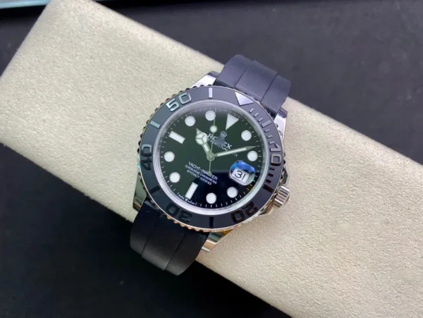ROLEX YACHT MASTER M226659-0002 EW FACTORY BLACK STRAP - Image 3