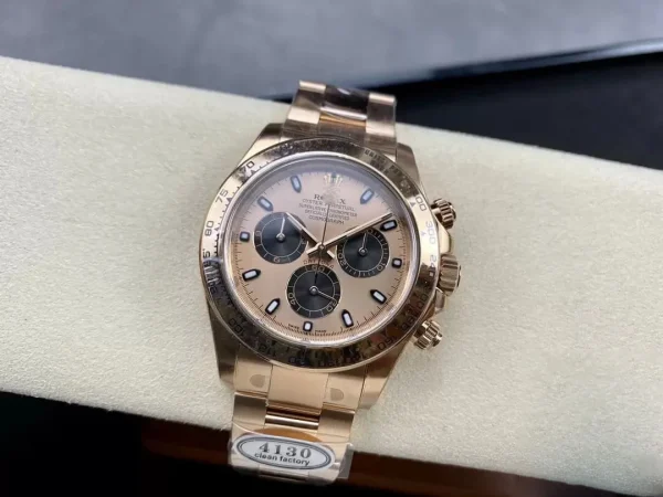 ROLEX COSMOGRAPH DAYTONA M116505-0009 CLEAN FACTORY GOLD STRAP - Image 3