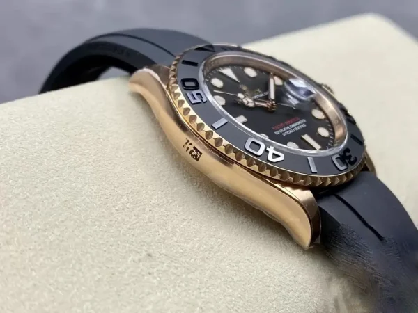 ROLEX YACHT MASTER M126655-0002 CLEAN FACTORY RUBBER STRAP - Image 3