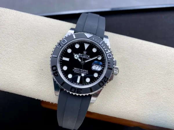 ROLEX YACHT MASTER M226659-0002 CLEAN FACTORY BLACK STRAP - Image 3