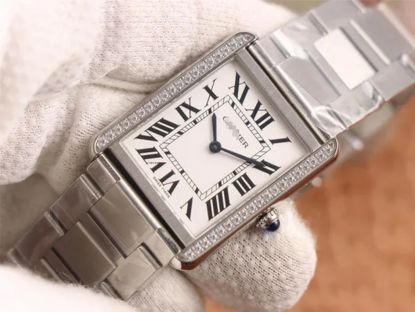 CARTIER TANK K11 FACTORY STAINLESS STEEL