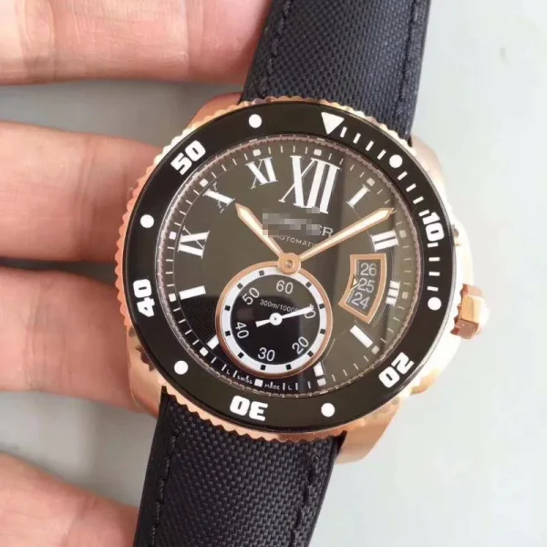 CALIBRE DE DIVER W7100052 42MM JF FACTORY BLACK DIAL - Image 2