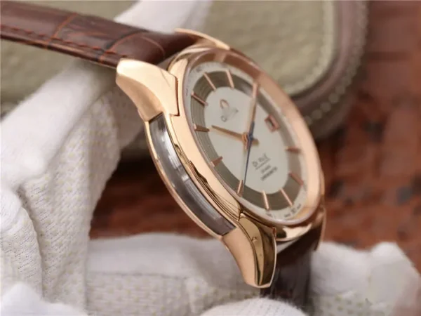 OMEGA DE VILLE 431.63.41.21.02.001 VS FACTORY BROWN STRAP - Image 4