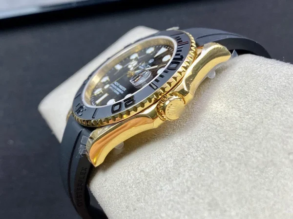 ROLEX YACHT MASTER M226658-0001 42MM OW FACTORY BLACK RUBBER STRAP - Image 4