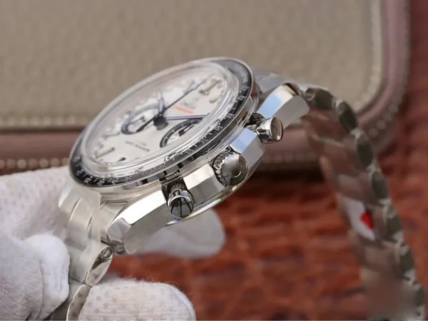 OMEGA SPEEDMASTER RACING CHRONOGRAPH 329.30.44.51.04.001 OM FACTORY WHITE DIAL - Image 5