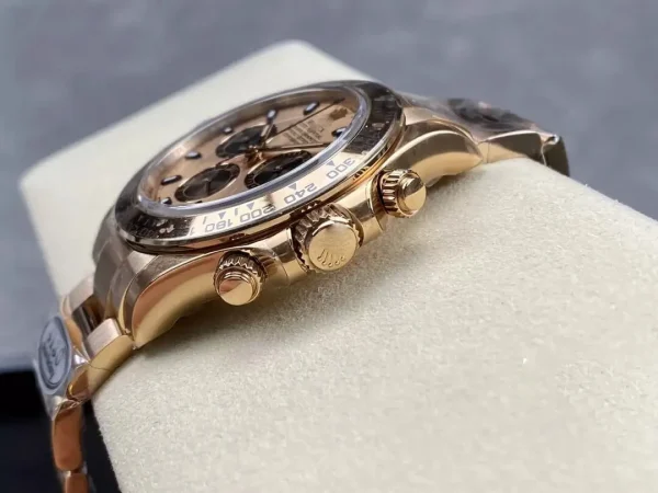 ROLEX COSMOGRAPH DAYTONA M116505-0009 CLEAN FACTORY GOLD STRAP - Image 5