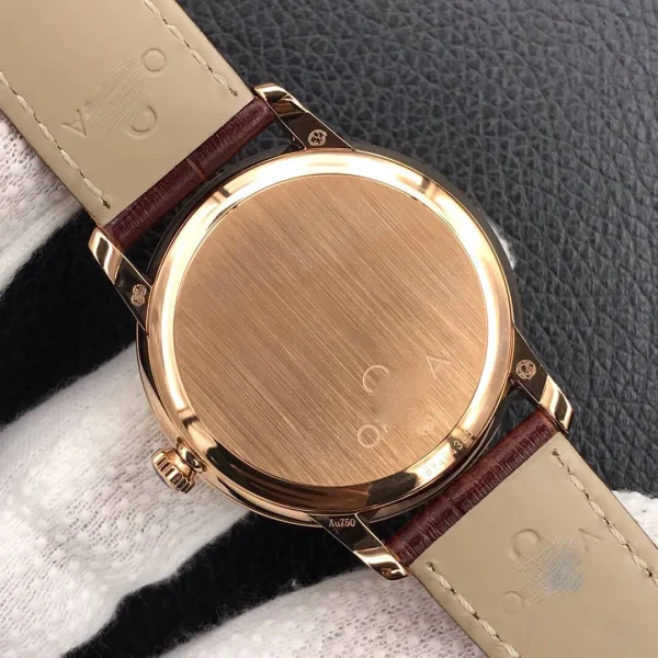 OMEGA DE VILLE 424.53.40.21.02.001 ZF FACTORY BROWN STRAP - Image 7