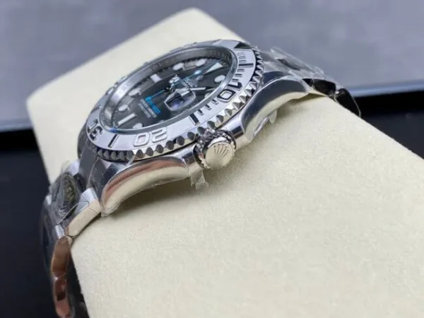 ROLEX YACHT MASTER M126622-0001 CLEAN FACTORY GREY STRAP - Image 5