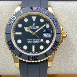 ROLEX YACHT MASTER M226658-0001 42MM OW FACTORY BLACK RUBBER STRAP