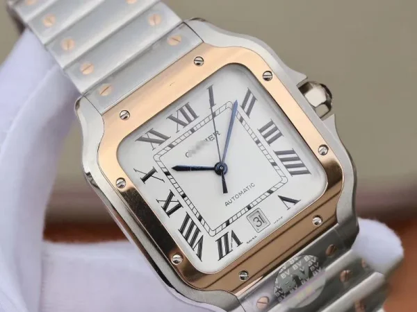 SANTOS W2SA0006 BV FACTORY WHITE DIAL - Image 3