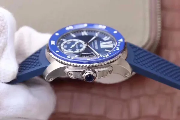 CALIBRE DE DIVER WSCA0010 42MM JF FACTORY BLUE DIAL - Image 6
