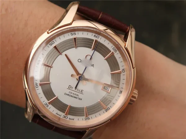OMEGA DE VILLE 431.63.41.21.02.001 VS FACTORY BROWN STRAP - Image 7